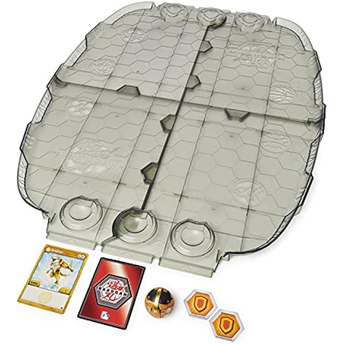 BAKUGAN GEOGAN RISING' ARENA, BATTLE MATRIX, ZERLEGBARES SPIELFELD MIT EXKLUSIVEM AURELUS SHARKTAR - Image 2